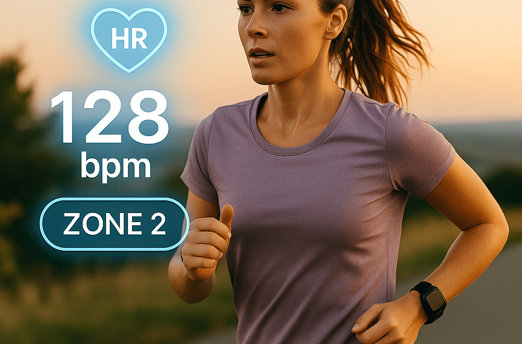 Female runner zone 2 training