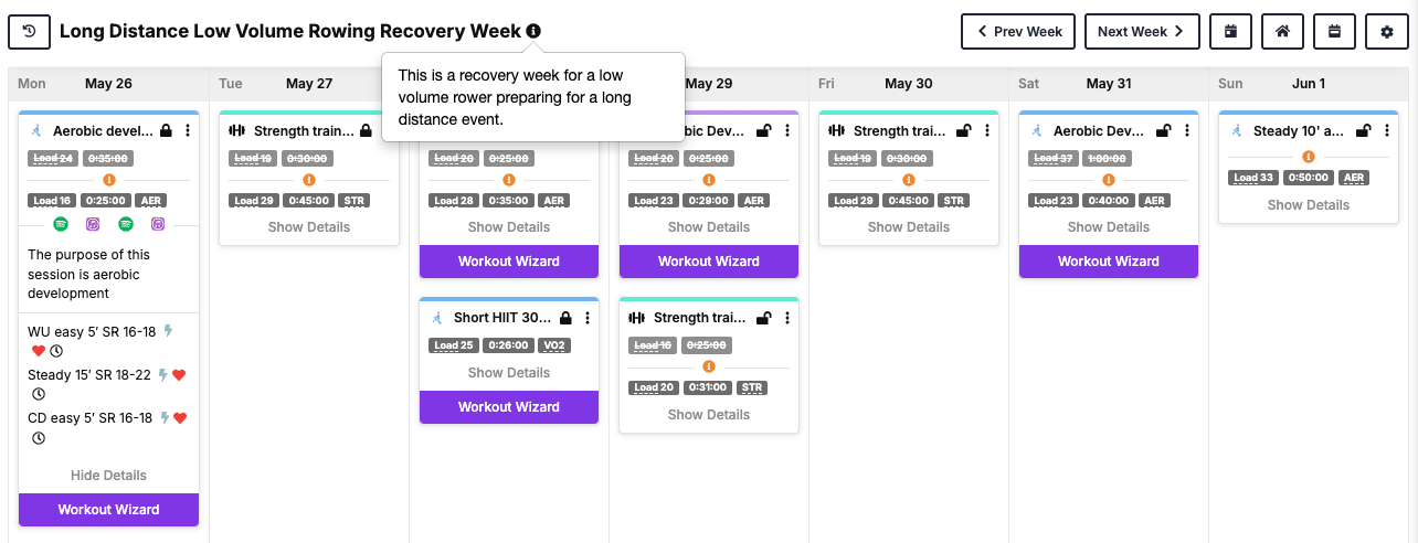 Athletica's HYROX strength training workouts in the Global Library